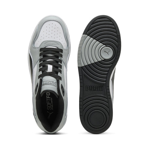 Puma RBD Break Low 40258606 Mens Gray Leather Lifestyle Sneakers Shoes
