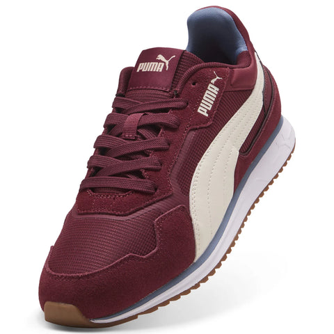 Puma Softride ST Miler 40263504 Mens Red Suede Lifestyle Sneakers Shoes