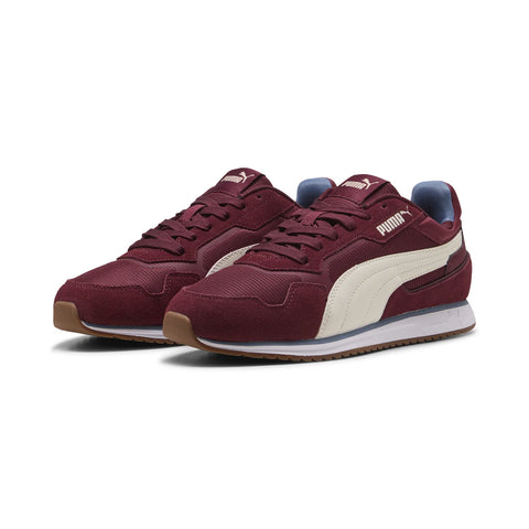 Puma Softride ST Miler 40263504 Mens Red Suede Lifestyle Sneakers Shoes