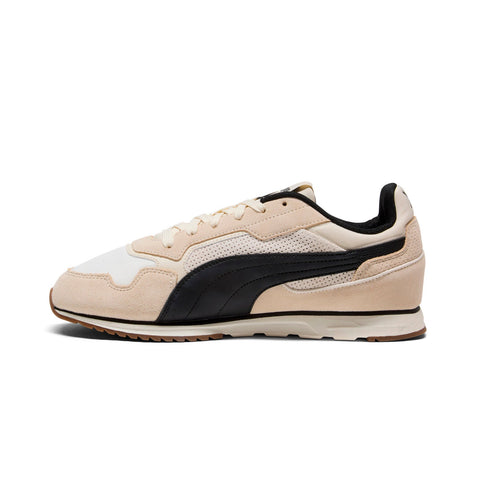 Puma Softride ST Miler SD 40266705 Mens Beige Suede Lifestyle Sneakers Shoes