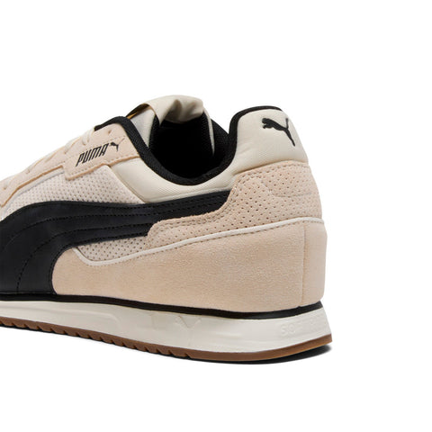 Puma Softride ST Miler SD 40266705 Mens Beige Suede Lifestyle Sneakers Shoes