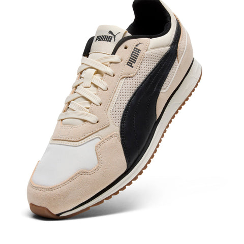 Puma Softride ST Miler SD 40266705 Mens Beige Suede Lifestyle Sneakers Shoes