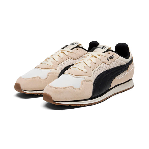Puma Softride ST Miler SD 40266705 Mens Beige Suede Lifestyle Sneakers Shoes