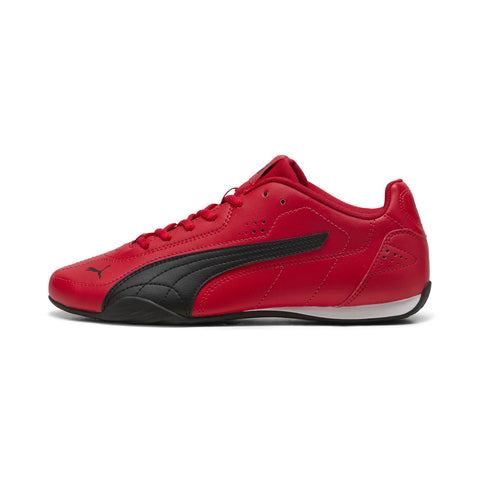 Puma Catch 40267903 Mens Red Leather Lace Up Lifestyle Sneakers Shoes