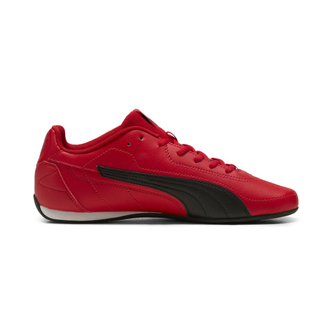 Puma Catch 40267903 Mens Red Leather Lace Up Lifestyle Sneakers Shoes