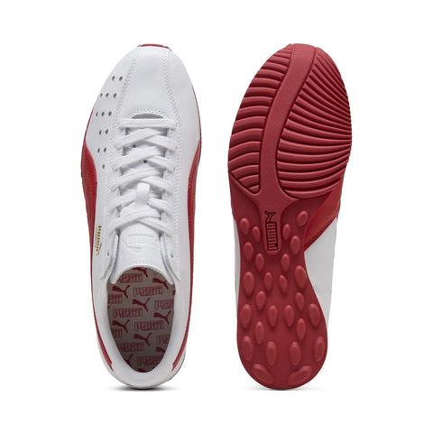 Puma Sprint 40296010 Mens White Mesh Lace Up Lifestyle Sneakers Shoes