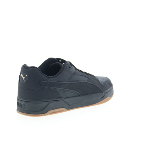 Puma RBD Break Buck 40392401 Mens Black Leather Lifestyle Sneakers Shoes