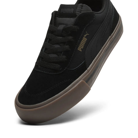 Puma Court Classic Vulc CV 40413101 Mens Black Lifestyle Sneakers Shoes