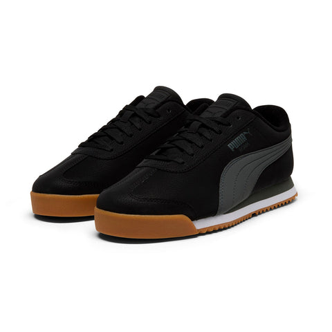 Puma Roma 24 Showboat 40424501 Mens Black Leather Lifestyle Sneakers Shoes