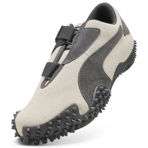 Puma Mostro Suede 40436901 Mens Gray Suede Strap Lifestyle Sneakers Shoes
