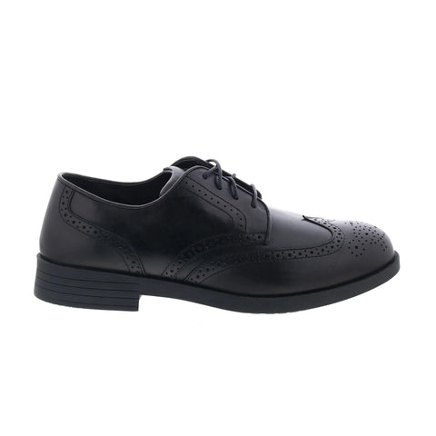 Drew Clayton 40454-14 Mens Black Oxfords & Lace Ups Wingtip & Brogue Shoes