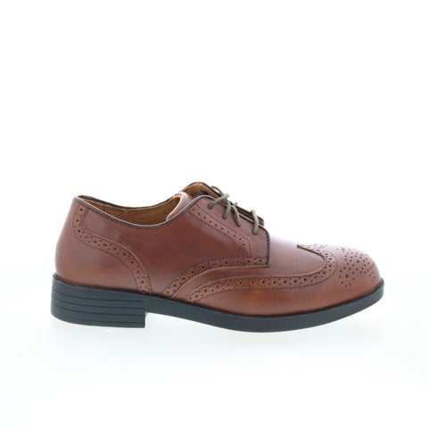 Drew Clayton 40454-82 Mens Brown Oxfords & Lace Ups Wingtip & Brogue Shoes