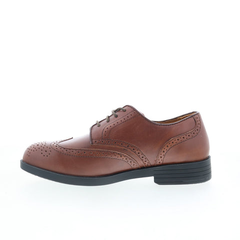 Drew Clayton 40454-82 Mens Brown Oxfords & Lace Ups Wingtip & Brogue Shoes