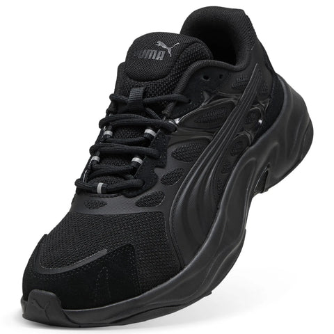 Puma Insphere 40471501 Mens Black Leather Lace Up Lifestyle Sneakers Shoes
