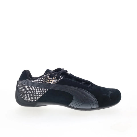 Puma Future Cat Emboss 40528301 Mens Black Suede Lifestyle Sneakers Shoes