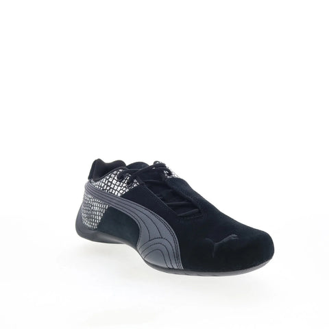Puma Future Cat Emboss 40528301 Mens Black Suede Lifestyle Sneakers Shoes