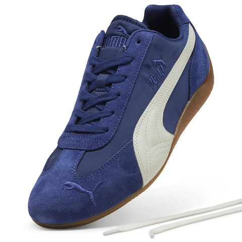 Puma Speedcat Nylon 40532301 Mens Blue Suede Lifestyle Sneakers Shoes