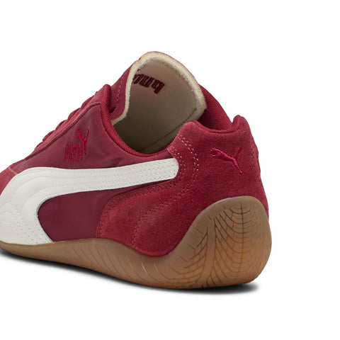 Puma Speedcat Nylon 40532304 Mens Red Suede Lifestyle Sneakers Shoes