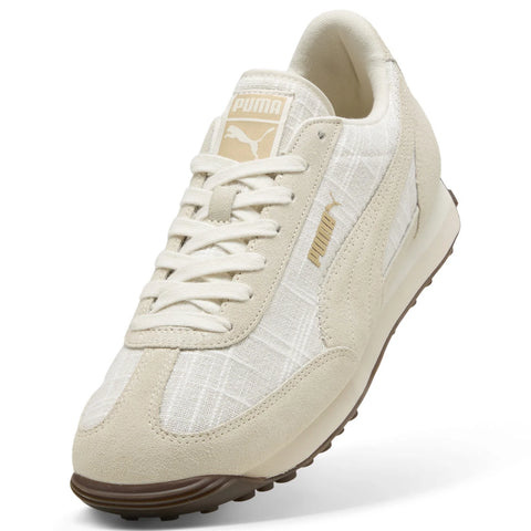 Puma Easy Rider Straw 40557001 Mens Beige Suede Lifestyle Sneakers Shoes