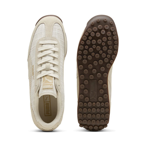 Puma Easy Rider Straw 40557001 Mens Beige Suede Lifestyle Sneakers Shoes