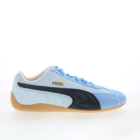 Puma Speedcat 40632962 Mens Blue Suede Lace Up Lifestyle Sneakers Shoes