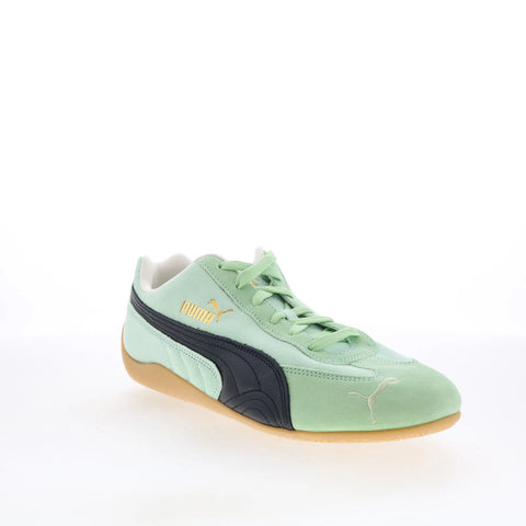 Puma Speedcat 40632963 Mens Green Suede Lace Up Lifestyle Sneakers Shoes