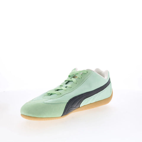 Puma Speedcat 40632963 Mens Green Suede Lace Up Lifestyle Sneakers Shoes