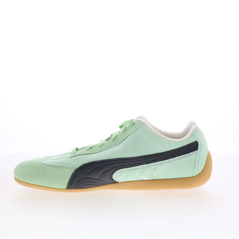 Puma Speedcat 40632963 Mens Green Suede Lace Up Lifestyle Sneakers Shoes