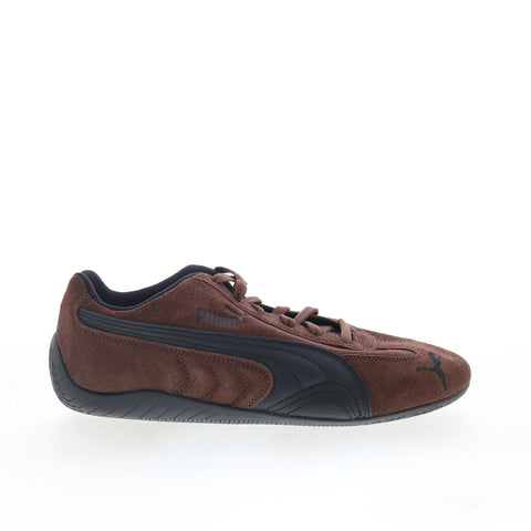 Puma Speedcat 40632982 Mens Brown Suede Lace Up Lifestyle Sneakers Shoes
