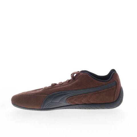 Puma Speedcat 40632982 Mens Brown Suede Lace Up Lifestyle Sneakers Shoes