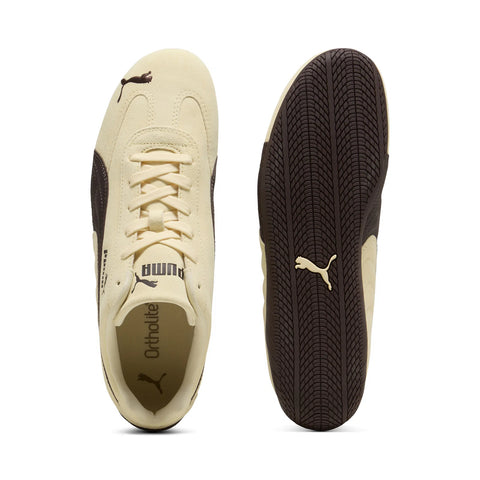 Puma Speedcat 40632983 Mens Beige Suede Lifestyle Sneakers Shoes