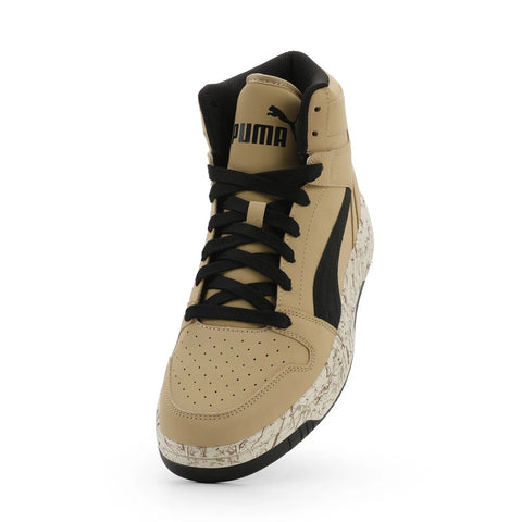 Puma Rebound Layup NBK Marble 2 Mens Brown Lifestyle Sneakers Shoes