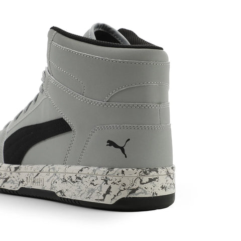 Puma Rebound Layup NBK Marble 2 Mens Gray Lifestyle Sneakers Shoes