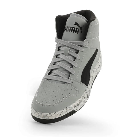 Puma Rebound Layup NBK Marble 2 Mens Gray Lifestyle Sneakers Shoes
