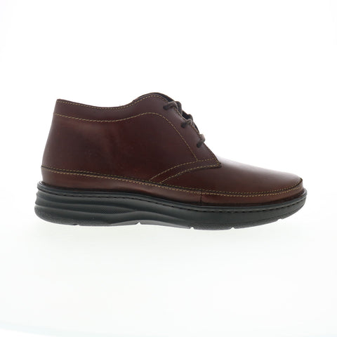 Drew Keith 40672-83 Mens Brown Extra Wide 4E Leather Chukkas Boots