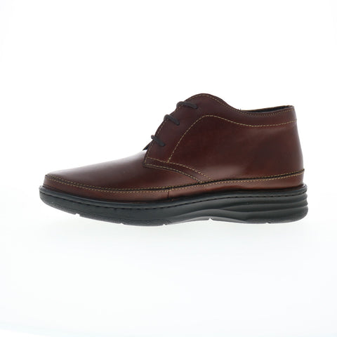 Drew Keith 40672-83 Mens Brown Extra Wide 4E Leather Chukkas Boots