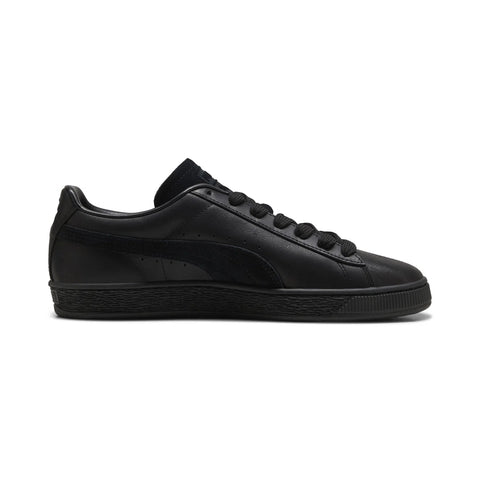 Puma Suede Dressed 40883102 Mens Black Leather Lifestyle Sneakers Shoes