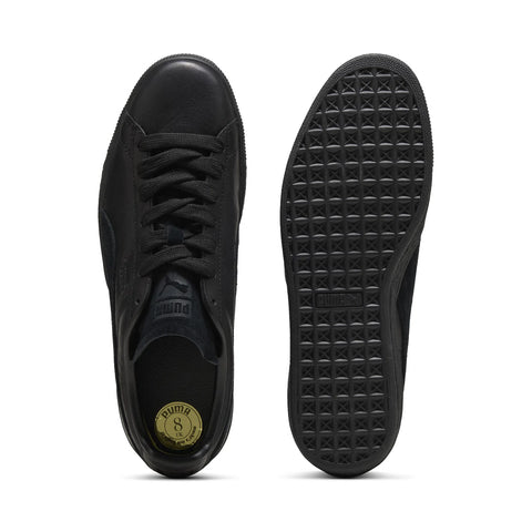 Puma Suede Dressed 40883102 Mens Black Leather Lifestyle Sneakers Shoes