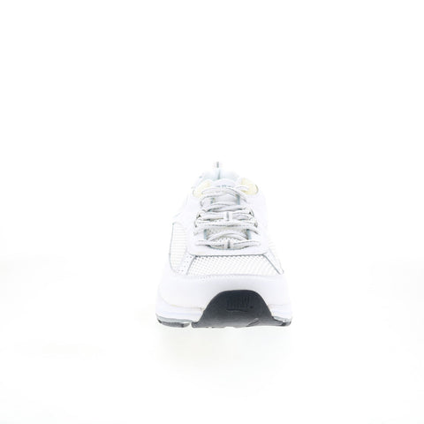 Drew Aaron 40893-02 Mens White Leather Athletic Walking Shoes