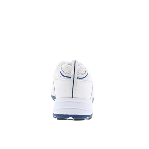 Drew Aaron 40893-04 Mens White Narrow Leather Lifestyle Sneakers Shoes