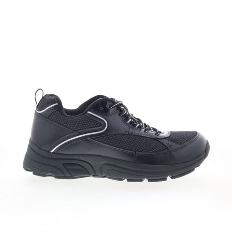 Drew Aaron 40893-09 Mens Black Extra Wide Lifestyle Sneakers Shoes