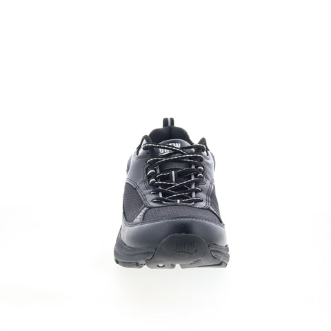 Drew Aaron 40893-09 Mens Black Narrow Leather Lifestyle Sneakers Shoes