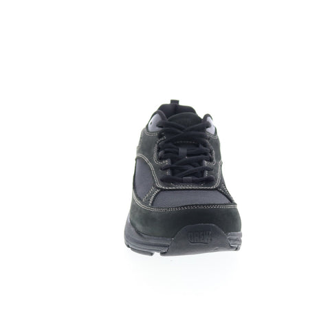 Drew Aaron 40893-19 Mens Black Nubuck Lace Up Lifetsyle Sneakers Shoes