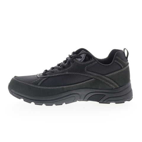 Drew Aaron 40893-19 Mens Black Extra Wide 4E Nubuck Lifetsyle Sneakers Shoes