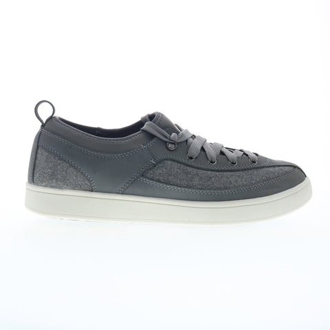 Drew Buzz 40994-43 Mens Gray Wide Leather Lifestyle Sneakers Shoes