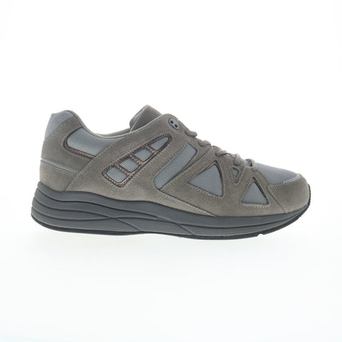 Drew Energy 40996-43 Mens Gray Suede Lace Up Lifestyle Sneakers Shoes