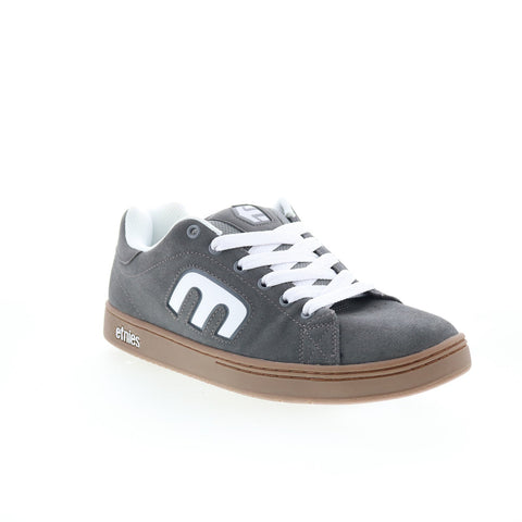 Etnies Callicut 4101000014380 Mens Gray Suede Skate Inspired Sneakers Shoes