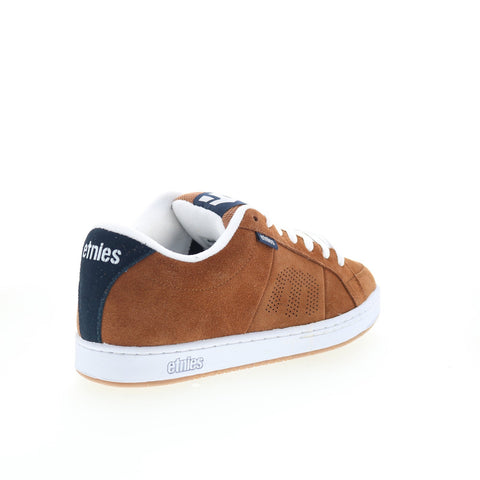 Etnies Kingpin 4101000091210 Mens Brown Suede Skate Inspired Sneakers Shoes