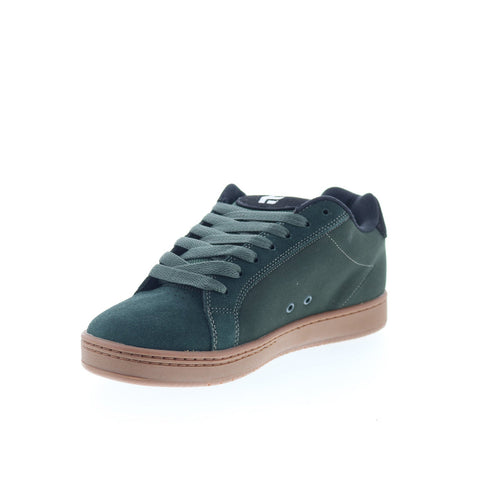 Etnies Fader 4101000203327 Mens Green Suede Skate Inspired Sneakers Shoes