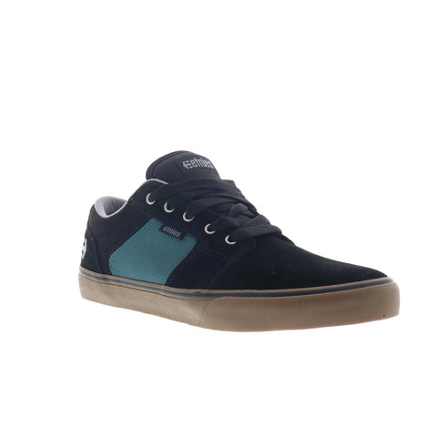 Etnies Barge LS 4101000351387 Mens Black Suede Skate Inspired Sneakers Shoes